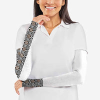 Light Gray Tongan Polynesian Tribal Arm Sleeves - Polynesian Pride