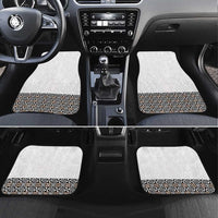 Light Gray Tongan Polynesian Tribal Car Mats - Polynesian Pride