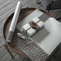 Light Gray Tongan Polynesian Tribal Wrapping Paper - Polynesian Pride