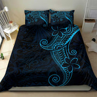 Black Blue Polynesian Tribal Bedding Set - Polynesian Pride