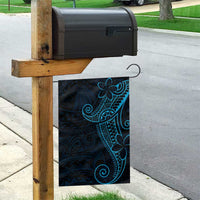 Black Blue Polynesian Tribal Garden Flag LT9 - Polynesian Pride