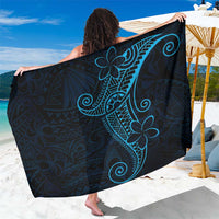 Black Blue Polynesian Tribal Sarong - Polynesian Pride