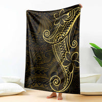 Black Gold Polynesian Tribal Blanket LT9 - Polynesian Pride