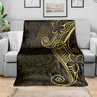Black Gold Polynesian Tribal Blanket LT9 - Polynesian Pride