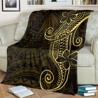 Black Gold Polynesian Tribal Blanket LT9 - Polynesian Pride