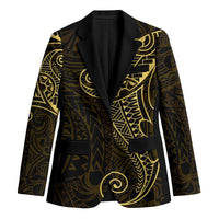 Black Gold Polynesian Tribal Blazer - Polynesian Pride