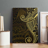 Black Gold Polynesian Tribal Canvas Wall Art - Polynesian Pride
