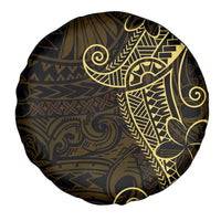 Black Gold Polynesian Tribal Spare Tire Cover - Polynesian Pride