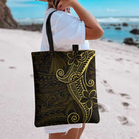 Black Gold Polynesian Tribal Tote Bag - Polynesian Pride