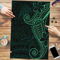 Black Green Polynesian Tribal Puzzle - Polynesian Pride