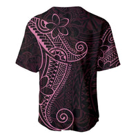 Black Pink Polynesian Tribal Baseball Jersey - Polynesian Pride