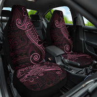 Black Pink Polynesian Tribal Car Seat Cover LT9 One Size Pink - Polynesian Pride