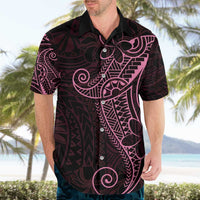 Black Pink Polynesian Tribal Hawaiian Shirt - Polynesian Pride