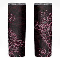 Black Pink Polynesian Tribal Skinny Tumbler - Polynesian Pride