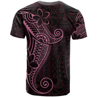 Black Pink Polynesian Tribal T Shirt - Polynesian Pride