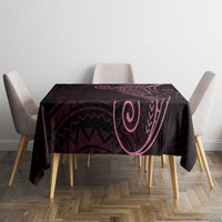 Black Pink Polynesian Tribal Tablecloth - Polynesian Pride