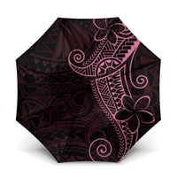 Black Pink Polynesian Tribal Umbrella - Polynesian Pride