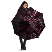 Black Pink Polynesian Tribal Umbrella - Polynesian Pride