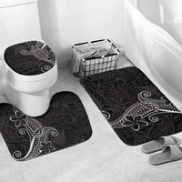 Black White Polynesian Tribal Bathroom Set - Polynesian Pride