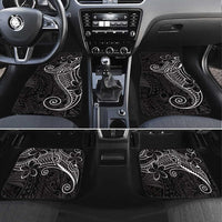 Black White Polynesian Tribal Car Mats - Polynesian Pride