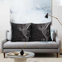 Black White Polynesian Tribal Pillow Cover LT9 - Polynesian Pride