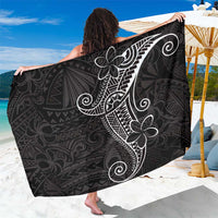 Black White Polynesian Tribal Sarong - Polynesian Pride