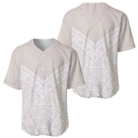 Lotu Tamaiti Tongan Polynesian Art Pattern Baseball Jersey Traditional Tribal Motifs - Polynesian Pride