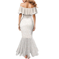 Lotu Tamaiti Tongan Polynesian Art Pattern Family Matching Mermaid Dress and Hawaiian Shirt Traditional Tribal Motifs - Polynesian Pride