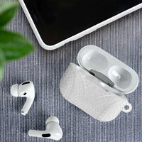 Lotu Tamaiti White Tongan Ngatu AirPods Case Polynesian Tribal Fonulei Pattern - Polynesian Pride