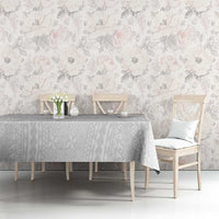 Lotu Tamaiti White Tongan Ngatu Tablecloth Polynesian Tribal Fonulei Pattern - Polynesian Pride