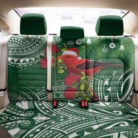 Christmas Hawaii with I'iwi Bird Back Car Seat Cover Aloha Mele Kalikimaka - Green Art