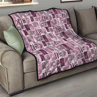 Vintage Aloha Block Quilt Quilt Pink Inspired Lei Motifs - Polynesian Pride