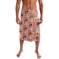 Vintage Aloha Block Quilt Lavalava Red Inspired Lei Motifs - Polynesian Pride