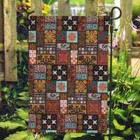 Vintage Hawaiian Quilting Patterns Garden Flag Brown Style Tribal Fabric Patchwork - Polynesian Pride