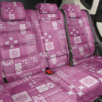 Vintage Hawaiian Quilting Patterns Back Car Seat Cover Pink Style Tribal Fabric Patchwork - Polynesian Pride