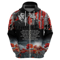 ANZAC DAY Heroes Of The Gallipoli Zip Hoodie LT9 - Polynesian Pride