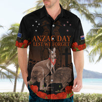 Kangaroo and Kiwi Bird ANZAC Day Custom Hawaiian Shirt Soldier Style LT9 - Polynesian Pride