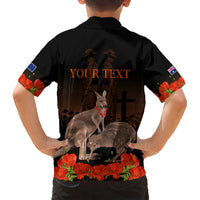 Kangaroo and Kiwi Bird ANZAC Day Custom Hawaiian Shirt Soldier Style LT9 - Polynesian Pride