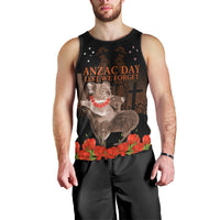 Koala and Kiwi Bird ANZAC Day Custom Men Tank Top Soldier Style LT9 - Polynesian Pride