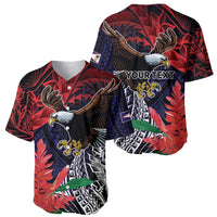 American Samoa Bald Eagle Personalized Baseball Jersey Samoa Muamua Le Atua