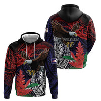 American Samoa Bald Eagle Personalized Hoodie Samoa Muamua Le Atua