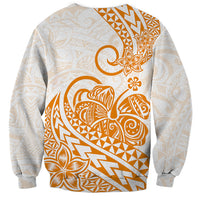 Polynesian Sweatshirt Tribal Tattoo Gold Screen Color LT9 - Polynesian Pride