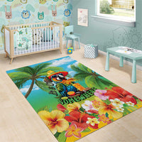 Always 5 O'clock Area Rug Hawaiian Tropical Parrot - Polynesian Pride