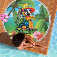Always 5 O'clock Beach Blanket Hawaiian Tropical Parrot - Polynesian Pride