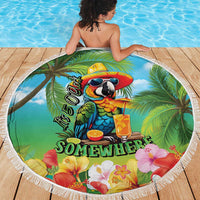 Always 5 O'clock Beach Blanket Hawaiian Tropical Parrot - Polynesian Pride