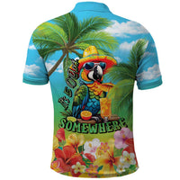 Always 5 O'clock Polo Shirt Hawaiian Tropical Parrot - Polynesian Pride