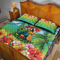 Always 5 O'clock Quilt Bed Set Hawaiian Tropical Parrot - Polynesian Pride