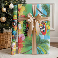 Always 5 O'clock Wrapping Paper Hawaiian Tropical Parrot - Polynesian Pride