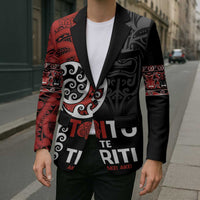 Honour The Treaty New Zealand Blazer Toitu Te Tiriti Ake Ake Ake - Polynesian Pride