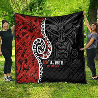 Honour The Treaty New Zealand Quilt Toitu Te Tiriti Ake!Ake!Ake!